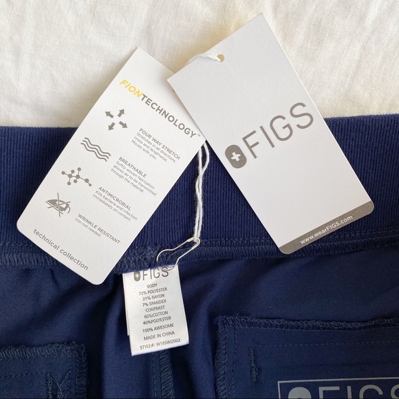 Figs Castelar Slim Pocket Scrub Pants Navy XL NEW - Picture 15 of 16